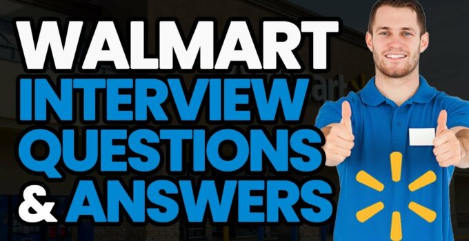 walmart interview questions and answers