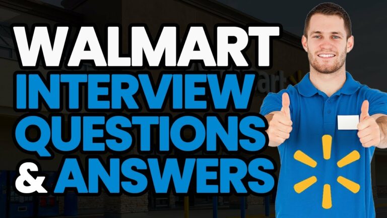 Walmart interview questions and answers